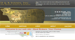 Desktop Screenshot of dandrfoods.com