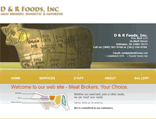 Tablet Screenshot of dandrfoods.com